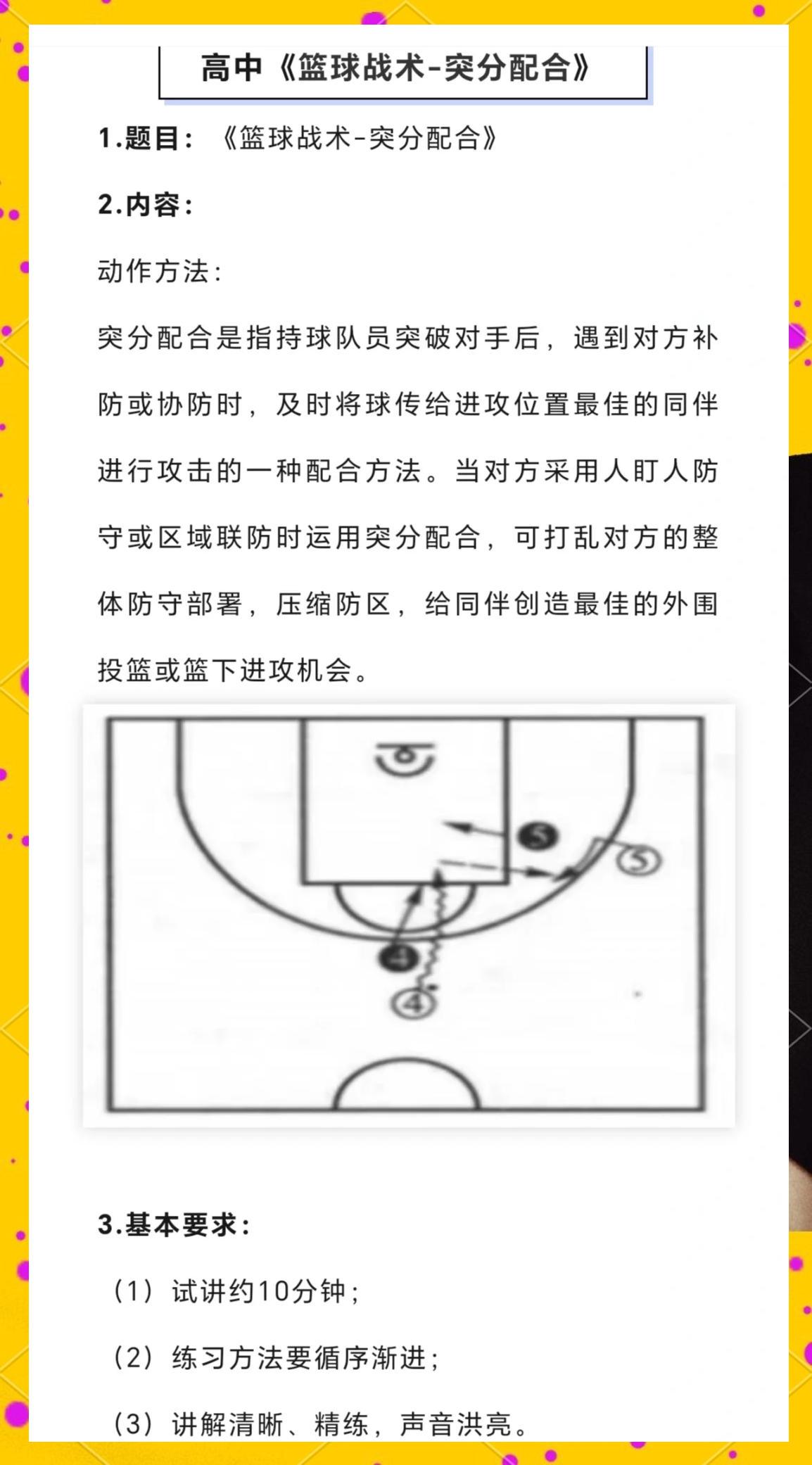 篮球夏训中的团队战术训练方案